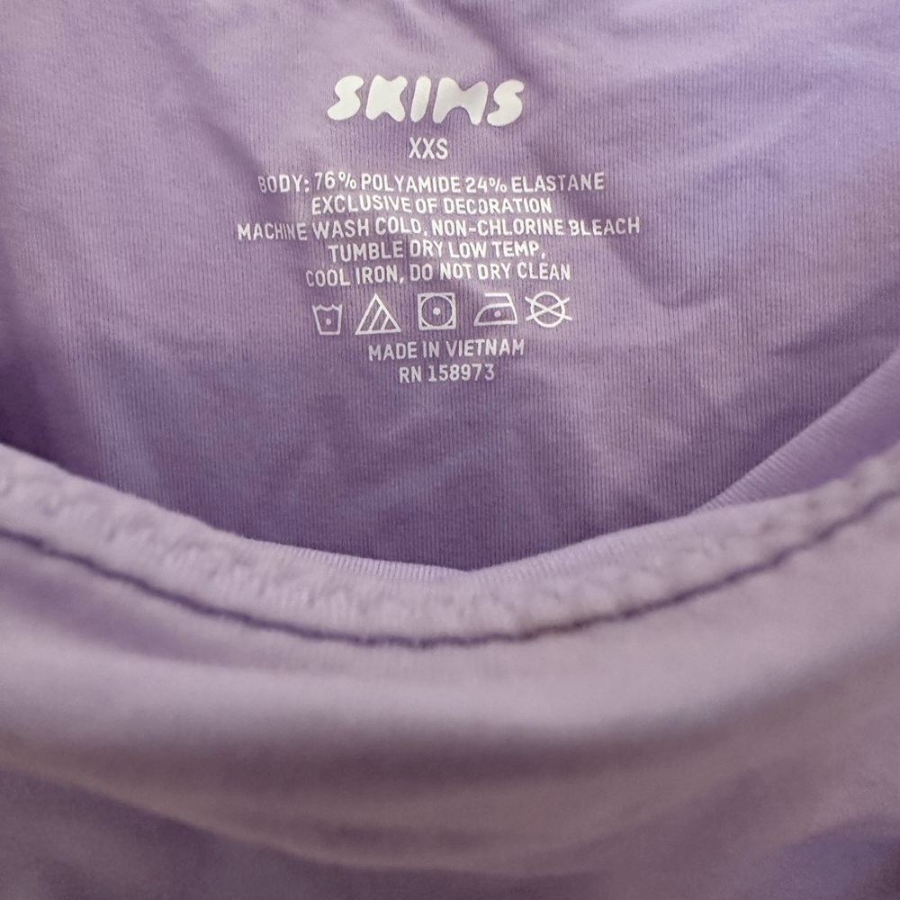 SKIMS Light Purple Top